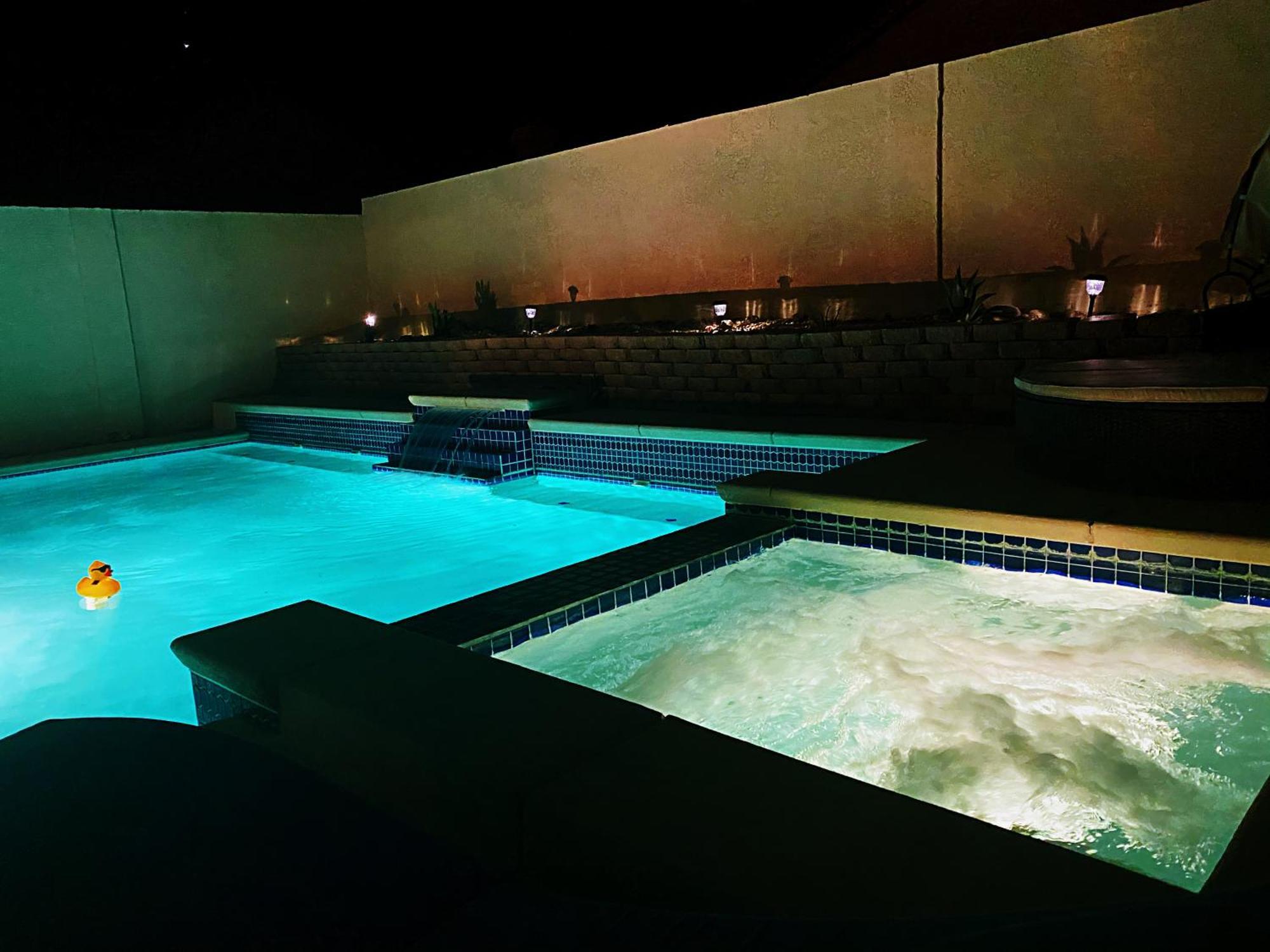 拉斯维加斯Amazing Heated Pool And Private Hot Tub 3Br In Heart Of Lv别墅 外观 照片